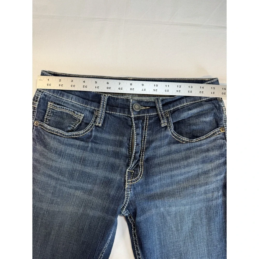 BKE Men's Jake 31x30 Bootcut Medium Blue Denim 5-Pocket Jeans Button‎ Zip Up